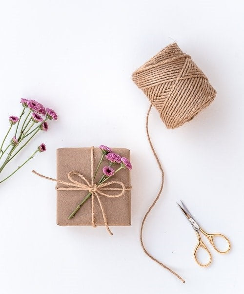 Gift Wrapping Secrets: Adding a Floral Touch to Your Parcels with Mini Faux Stems