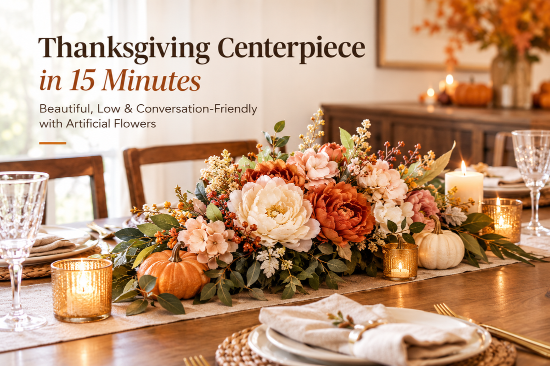 Thanksgiving Table Centerpieces You Can Assemble in 15 Minutes