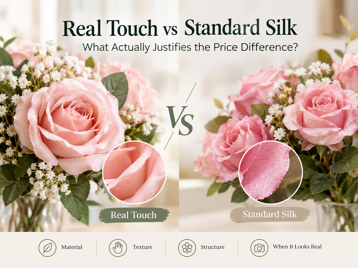 Real Touch vs Standard Silk: What Actually Justifies the Price Difference?