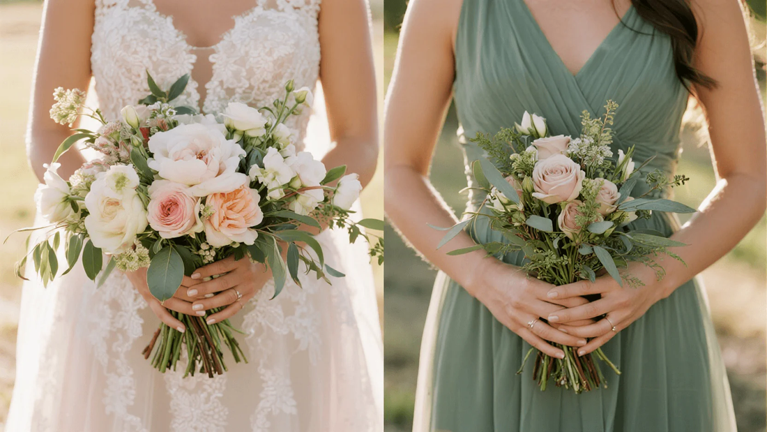 Artificial Bridal Bouquet vs. Bridesmaid Bouquets: How to Create a Cohesive Wedding Party Look