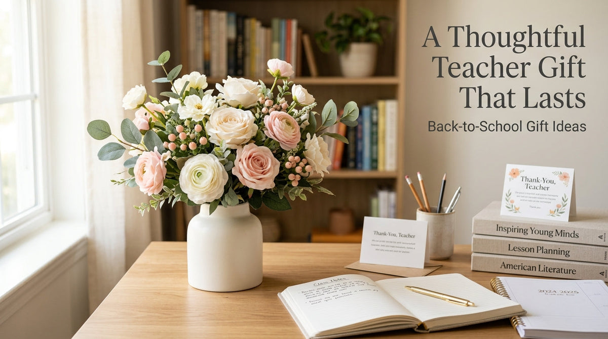 Thoughtful Back-to-School Teacher Gifts: Why Artificial Flowers Make a Lasting Choice