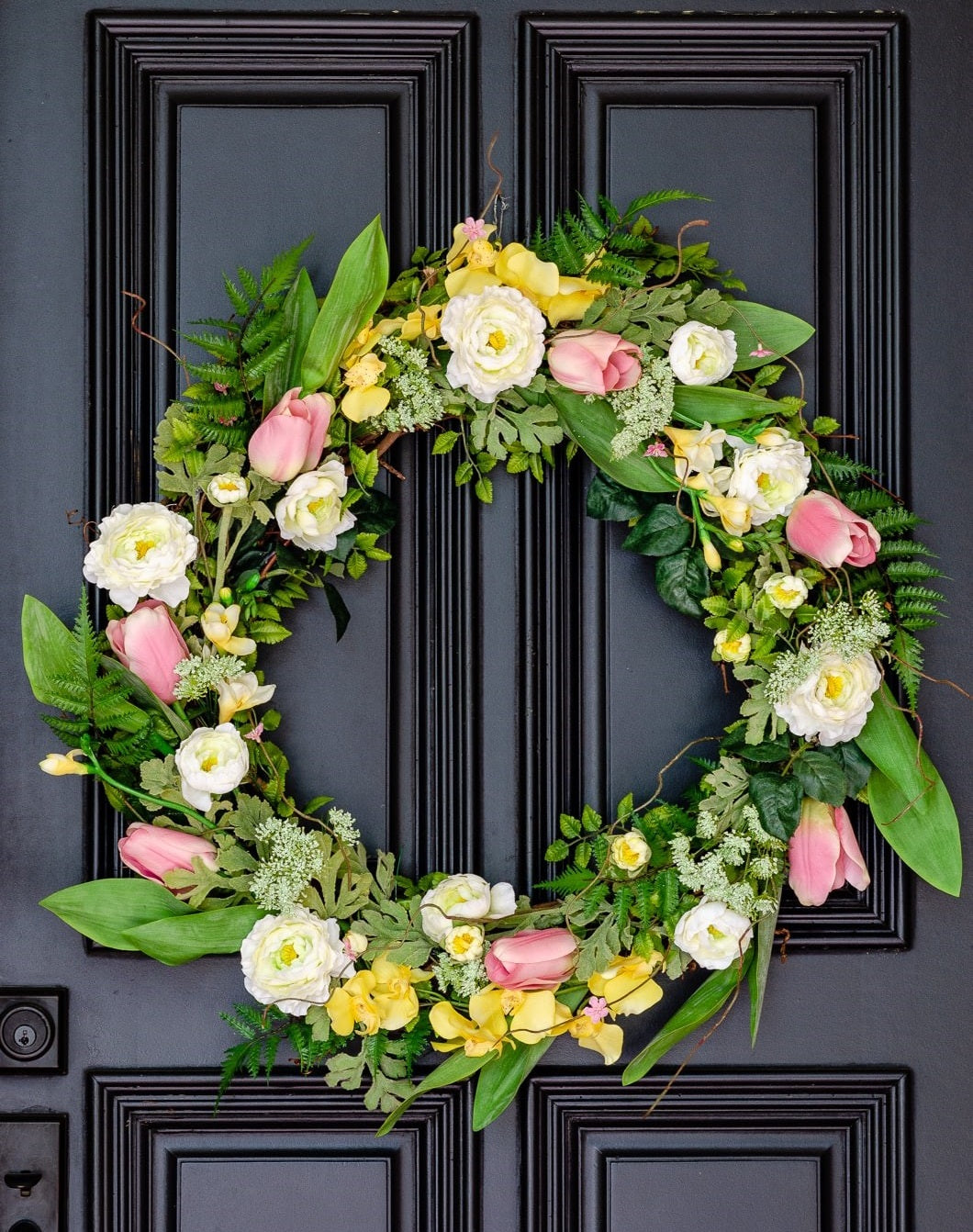 DIY Seasonal Door Wreath: How to Make a Stunning Floral Welcome with Faux Blooms