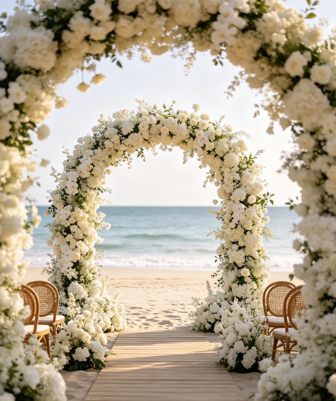 How to Choose Faux Flowers for Outdoor Wedding Celebrations: A Guide for Destination & Outdoor Weddings
