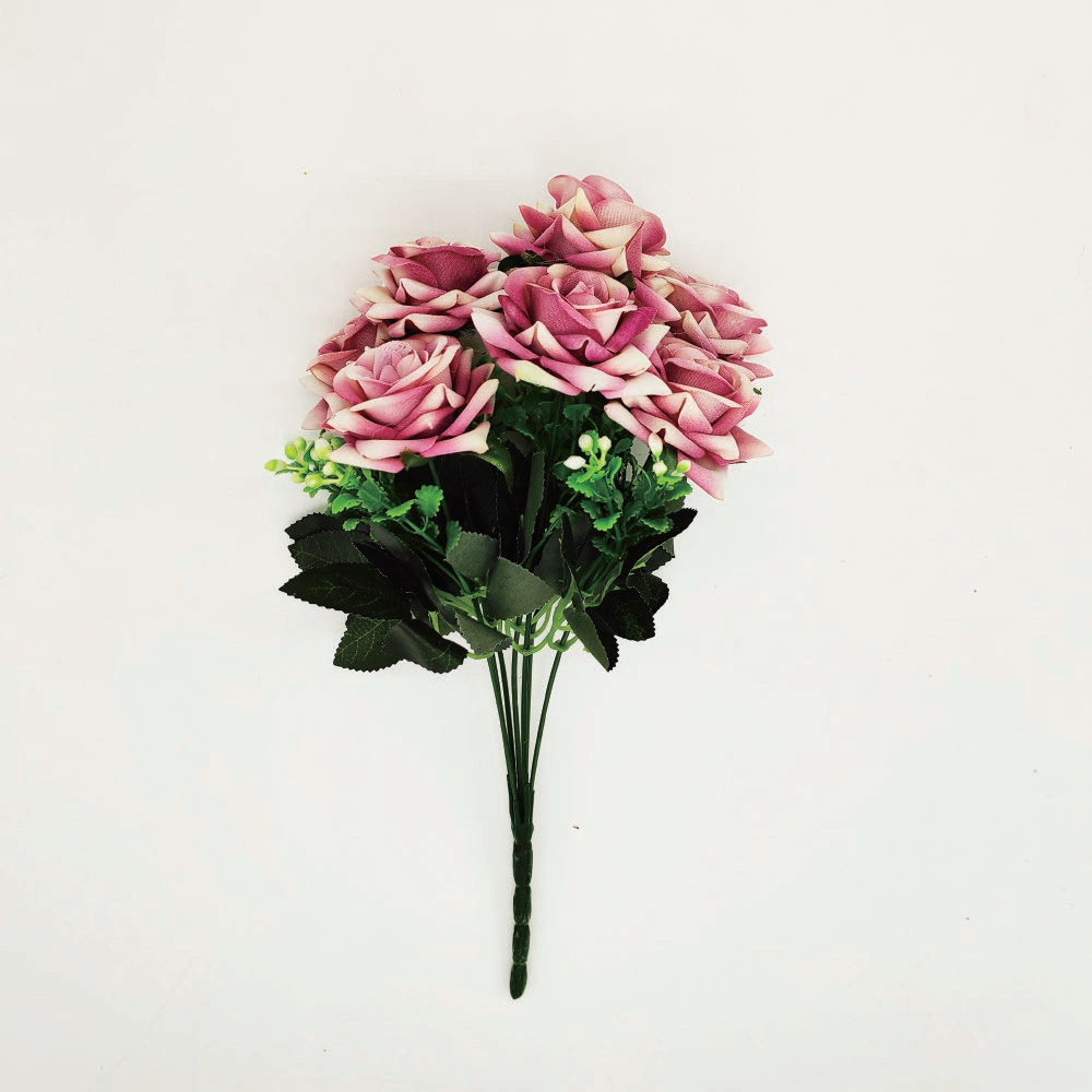 Velvet 7-headed small rose-B23006