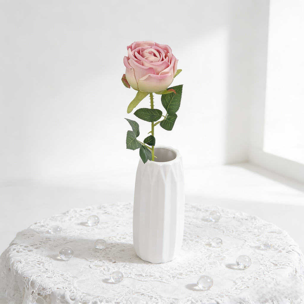 Rose/1 head+2 leaves A1006 - view 8