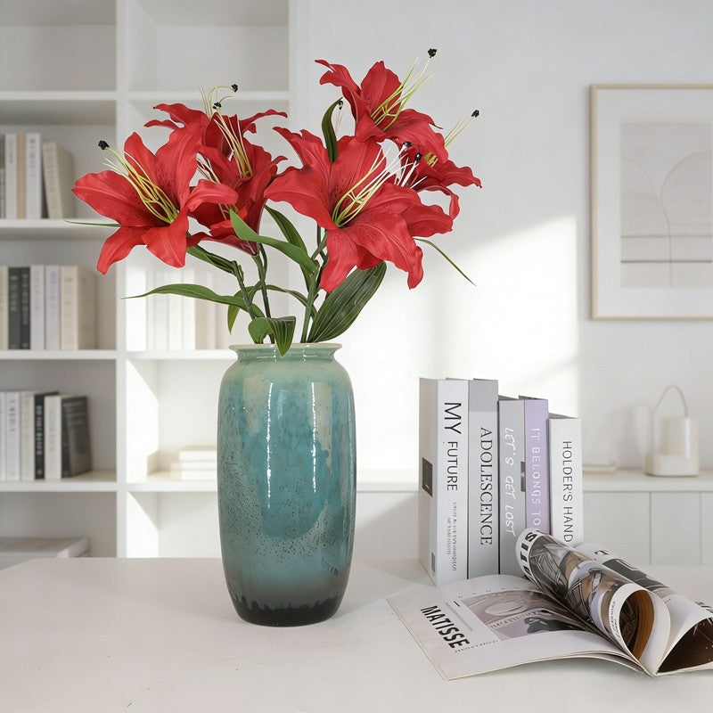 Lily / 9heads + 10 leaves B1011