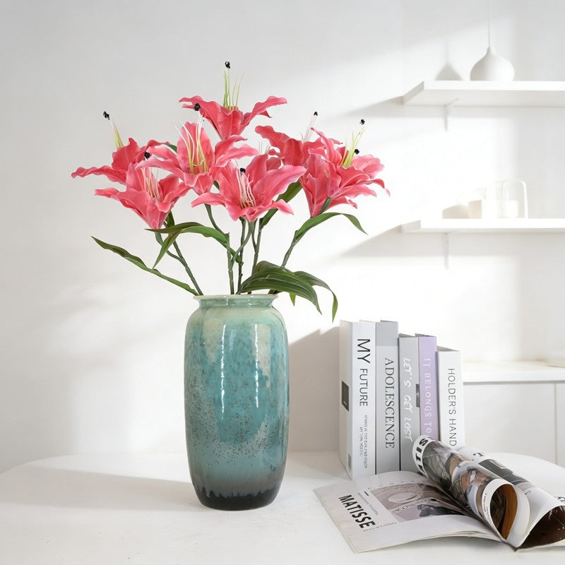 Lily / 9heads + 10 leaves B1011