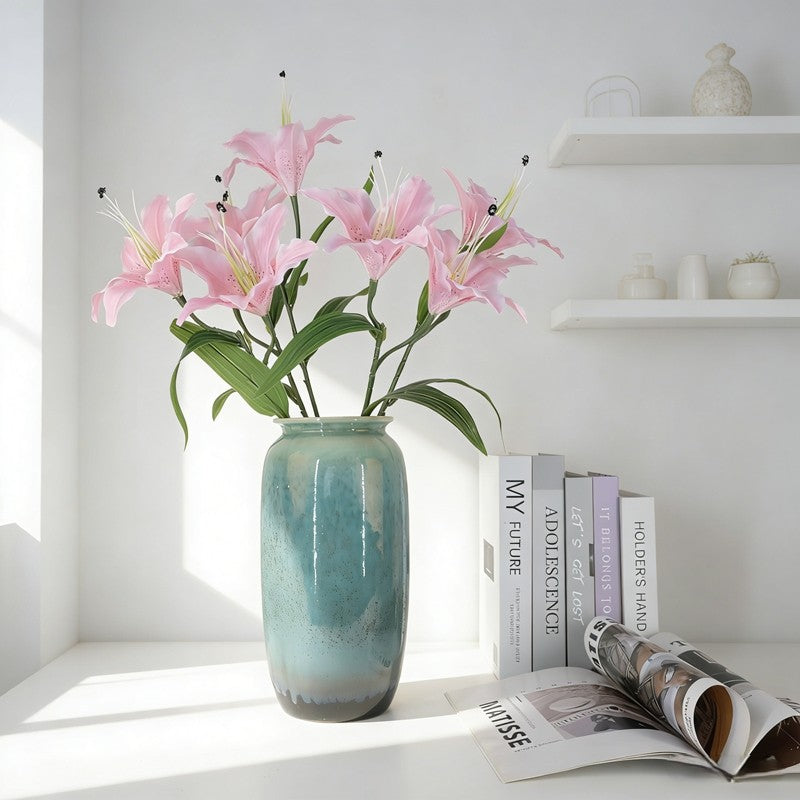 Lily / 9heads + 10 leaves B1011