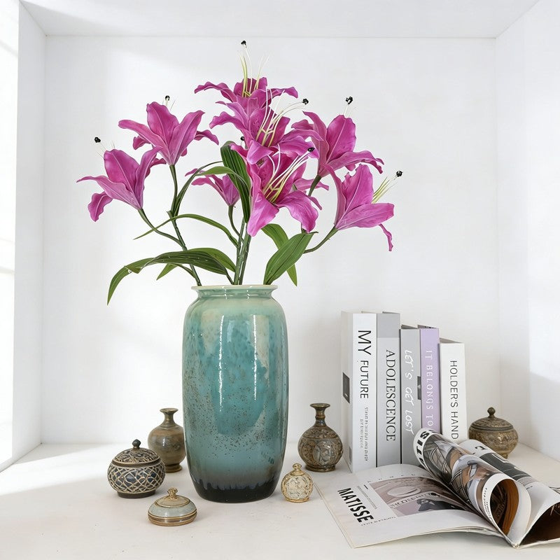 Lily / 9heads + 10 leaves B1011