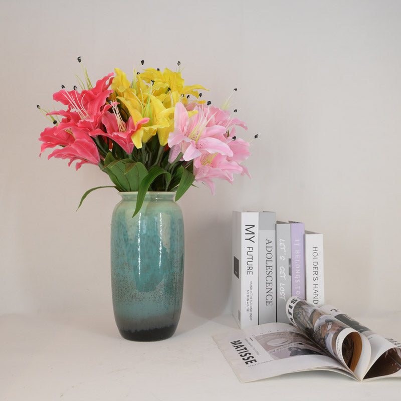 Lily / 9heads + 10 leaves B1011