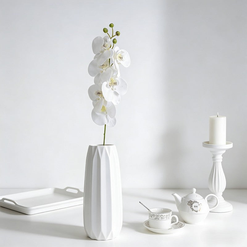 Artificial Phalaenopsis with 6 Heads Faux Orchid Table Floral Arrangement - view 5
