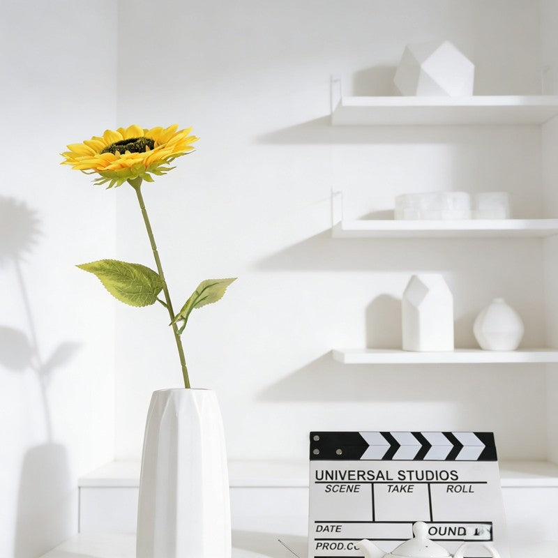 Sunflower 1head + 2leaves C1001