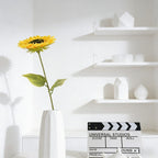 Sunflower 1head + 2leaves C1001