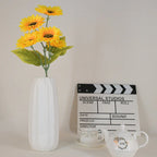 Sunflower 5 heads (D19cm)+4 leaves C1012