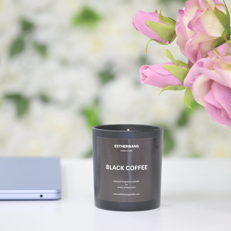 Rich Black Coffee Scent Minimalist Candle