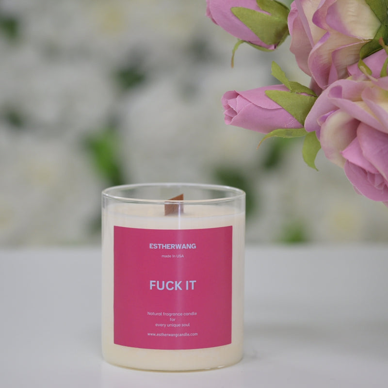 Stress Release Natural Scent Wood Wick Candle