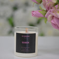 Minimalist Sober Aromatherapy Glass Candle
