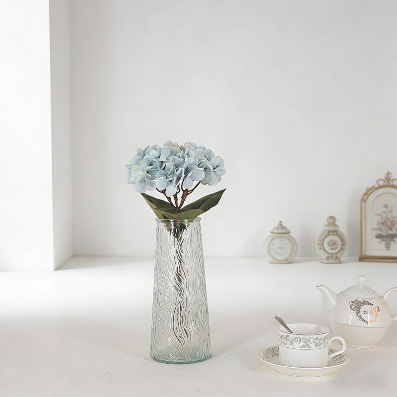 Single Stem Artificial Hydrangea Large Bloom Floral Table Centerpiece - view 5