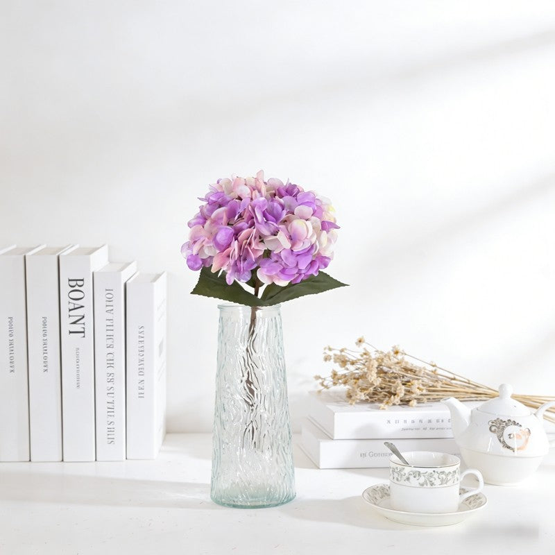 Single Stem Artificial Hydrangea Large Bloom Floral Table Centerpiece - view 4