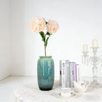 Textured Faux Peony Branch with Two Blossoms, Mixed Tones for Indoor Floral Displays - view 8