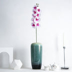 Multi-color Artificial Silk Butterfly Orchid with 1 Flower Head for Vase Home Wedding Floral Decor - view 3