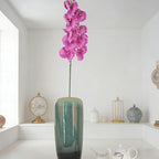 Multi-color Artificial Silk Butterfly Orchid with 1 Flower Head for Vase Home Wedding Floral Decor - view 4