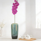 Multi-color Artificial Silk Butterfly Orchid with 1 Flower Head for Vase Home Wedding Floral Decor - view 5