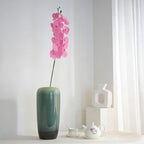 Multi-color Artificial Silk Butterfly Orchid with 1 Flower Head for Vase Home Wedding Floral Decor - view 7