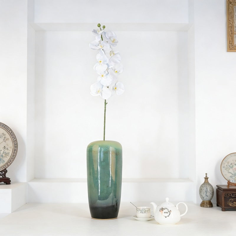 Multi-color Artificial Silk Butterfly Orchid with 1 Flower Head for Vase Home Wedding Floral Decor - view 9