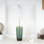 Multi-color Artificial Silk Butterfly Orchid with 1 Flower Head for Vase Home Wedding Floral Decor - view 9