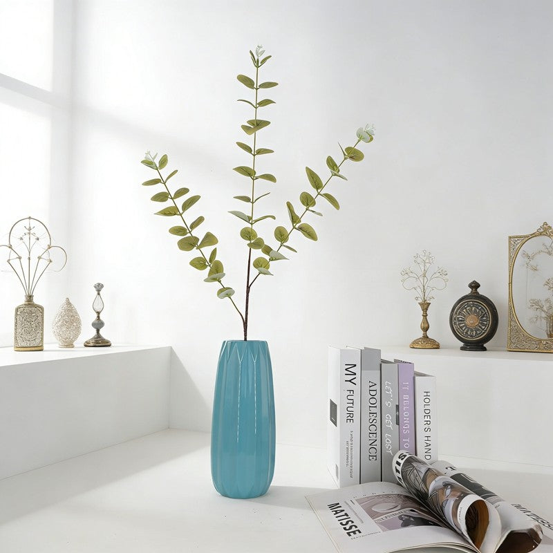 Gray-Green Artificial Foliage Pack, 3 Flexible Branches with 36 Tiny Coin Foliage - view 2