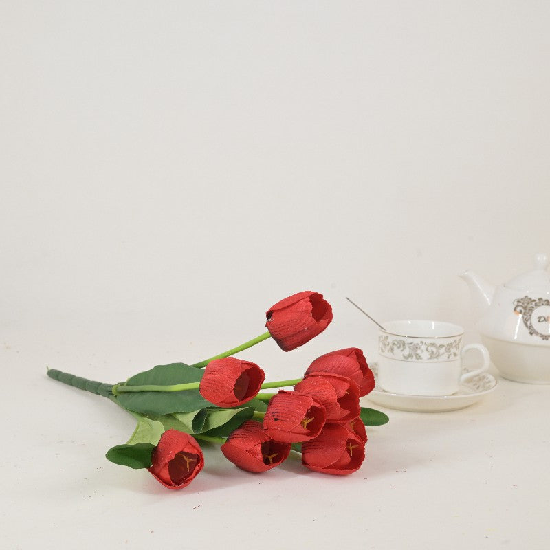 9 auspicious tulips D25001