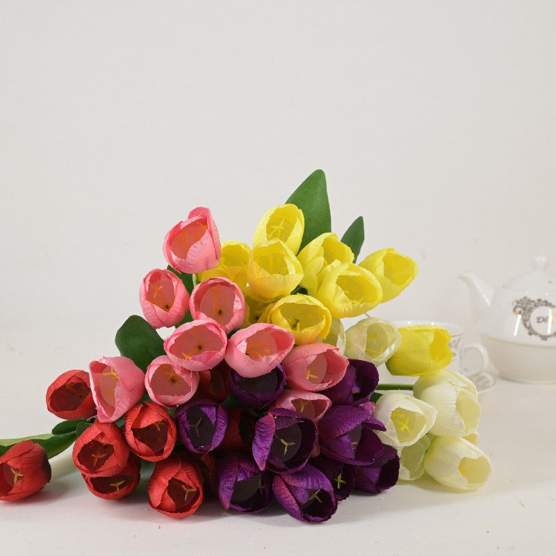 9 auspicious tulips D25001