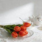 Assorted Gentle Hues Single-Stem Tulip Sprigs, Single Closed Bloom for Gift Floral Trim - view 6