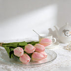 Assorted Gentle Hues Single-Stem Tulip Sprigs, Single Closed Bloom for Gift Floral Trim - view 4