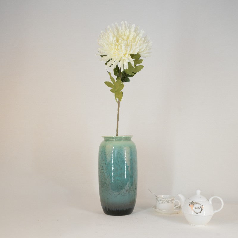 Chrysanthemum  /1 head+4 leaves E1005