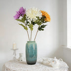 Chrysanthemum  /1 head+4 leaves E1005