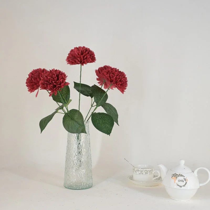 Chrysanthemum /5 heads+4leaves E1030