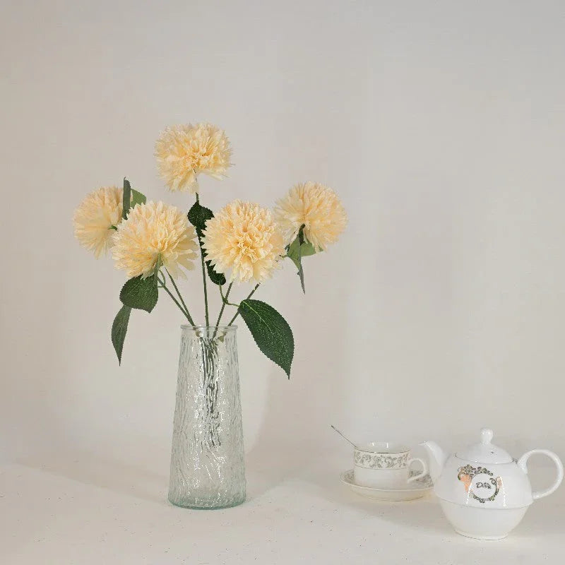 Chrysanthemum /5 heads+4leaves E1030