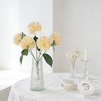 Thin Stem Artificial Chrysanthemum Clusters, Mixed Soft Shades for Table & Gift Arrangement - view 5
