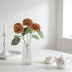Thin Stem Artificial Chrysanthemum Clusters, Mixed Soft Shades for Table & Gift Arrangement - view 8
