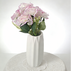 Multi-Bloom Faux Carnation Sprays, Clustered Tiny Florals in Diverse Gentle Tones - view 3