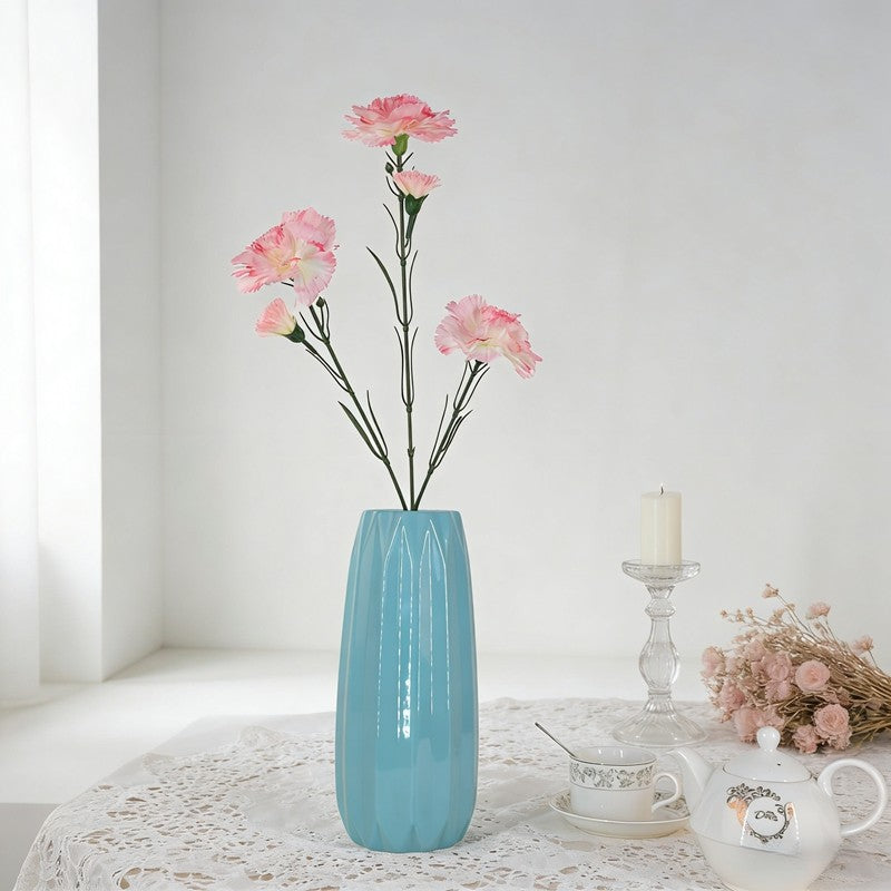 Slender Mini Artificial Carnation Sprigs, Assorted Soft Tones with 5 Tiny Flower Heads for Multi-Scene Floral Styling - view 6