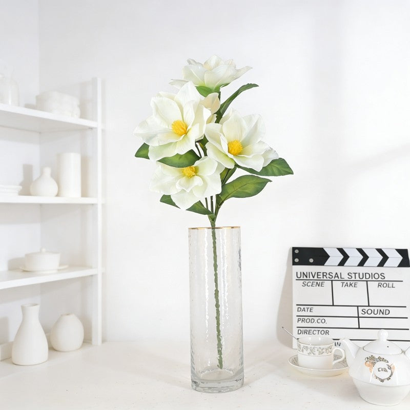 Magnolias /5heads + 8leaves H1003