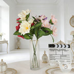 Magnolias /5heads + 8leaves H1003