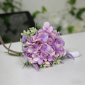 Handmade Purple Hydrangea Artificial Flower Bouquet |Wedding Centerpiece