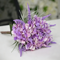 Purple Ombre Hydrangea Bouquet for Romantic Wedding Decor