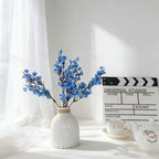 Slender Artificial Baby's Breath Sprigs, Assorted Pastel Faux Tiny Blooms for Vase Styling - view 7