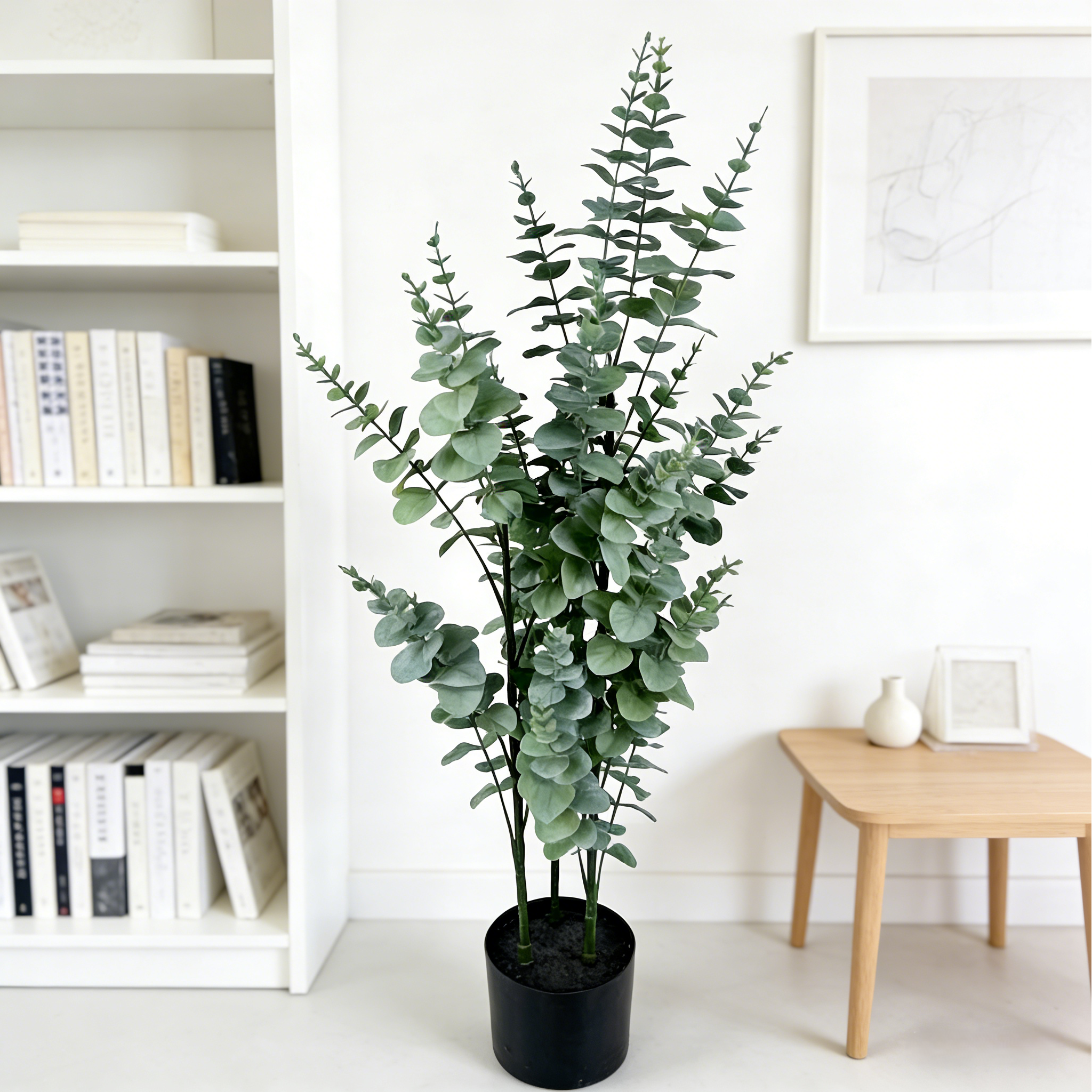 potted indoor eucalyptus plant Artificial eucalyptus potted plant PH2025-L003 – Floreum & Flame LLC