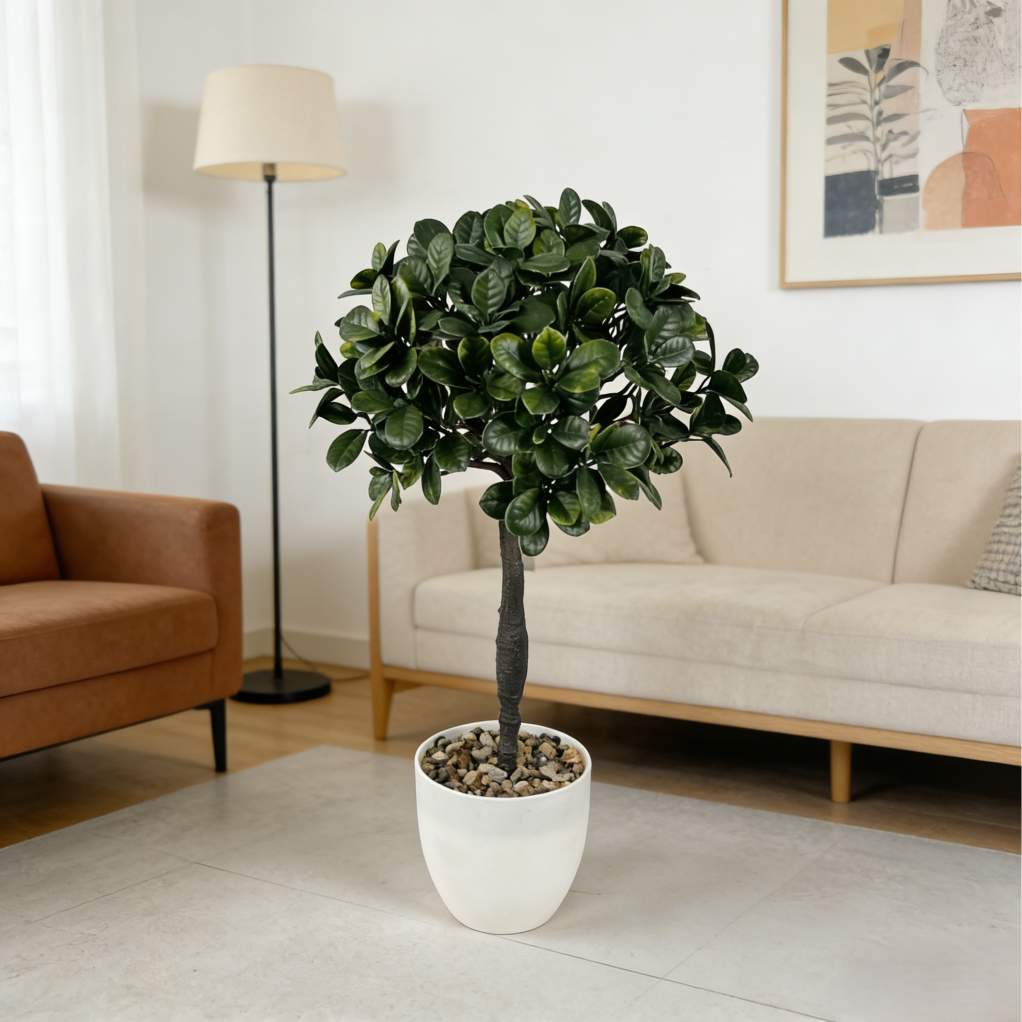 artificial rubber tree plant Artificial rubber tree potted plant PH2025-L009 – Floreum & Flame LLC